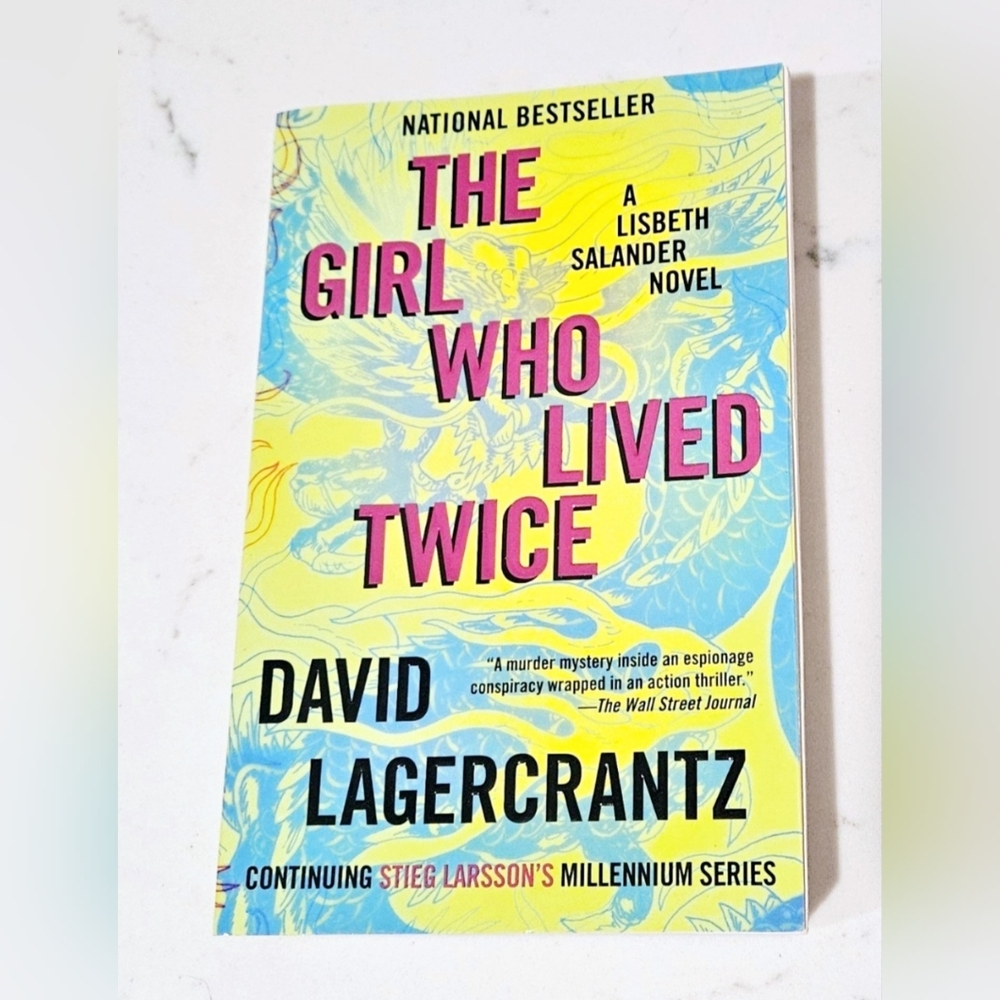 BOGO The Girl Who Lived Twice by David Lagercrantz Book